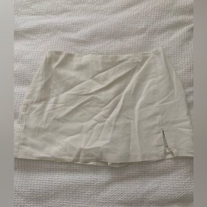 Linen White Skort from Abercrombie